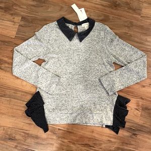 Monteau sweater with collar